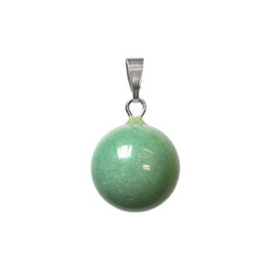 Aventurijn Groen Hanger Rond, 14 mm