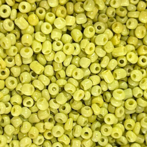 Rocailles, lime yellow, 2mm