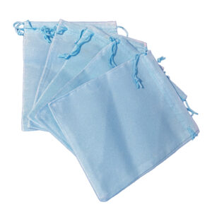 Cadeauzakjes, stof, blauw