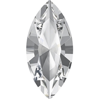 Swarovski Navette 4228, Crystal, 4x8mm