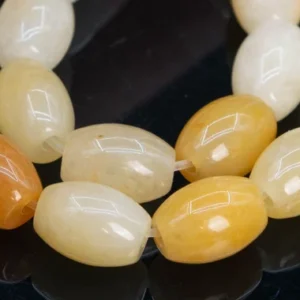Topaz Yellow Jade Ovaal, 13x10 mm