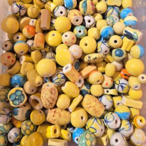 kralen-van-keramiek-mix-geel